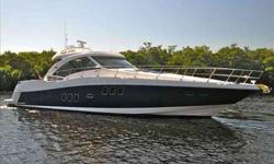 2006 Sea Ray 60 SUNDANCER New Brokerage listing. Beautiful blue hull, MAN 1100hp, and all the options. This 2006 Sea Ray Sundancer is "out-of-this-world." The wow features are endless, beginning with an upper-deck sunroom with two retractable sun roofs,