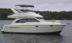2003 Meridian 341 SEDAN BRIDGE Come Visit our New Location at Rock Lane Resort on Indian Point!!! PRICE JUST REDUCED!!!A must see! With the aggressive bridge overhang, 360 degree visibility from the salon, and Ultra-Flow Comfort Air Systems, this 341