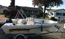 1997 ProLine seventeen center consul fishing Boat 1997 ProLine 17 center consul fishing Boat Everything works 90 HORSEPOWER Force By Mercury two live wells For six people or 900lbs 4 people can seat With Easy Loader Trailer 1998. Not pre-owned much Real