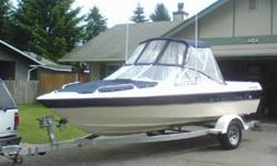 Price Reduced from $10KMust see to appreciate care taken with this boat!!2002 1950 Bayliner Capri Olympic Edition Classic Bowrider Cleanest Available Freshwater cooled 3.0 litre MercruiserFish finder/GPS-VHF radioTrim tabs2 downriggersCanvas topTall