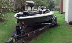 1994 Ranger 481VS bass boat, 150 hp. Johnson Fastrike, runs great. Newer dual axle trailer and Motor Guide trolling motor. Selling due to health reasons. Asking $8,200 870-972-8247 or 870-930-7080.