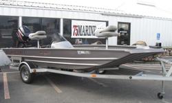 2006 Alumacraft MV Tex 1650 powered by a 2006 Mercury 60 hp fourstroke EFI outboard. Options included