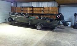 Nice boat with an '08 Mercury 90. Runs great. Took it out last night. Set up for bowfishing now. Will sell with lamps and trolling engine or will separate. Sitting on a 2008 Triton trailer. Call Jon 936-349-5730Listing originally posted at http