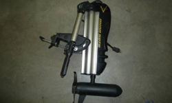 I have a Minn Kota Vantage 101 transom mount trolling motor for sale. This motor is about three years old but has only been used 4-5 times. It is in excellent condition and retail for around $1450 brand new. I will consider your best offer for this item.
