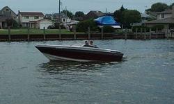 Twin reliable 350 mercruiser engines w/ thru hull exhaust, recently gone thru
Counter rotating Alpha one drives with new Hydromotive Intimidator quad four props
Trim tabs
New gauges
Stereo
Tinted windshield
VHF
Refrigerator
Pump out porta potti
Sink
Newly
