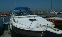 1984 28' Bayliner Contessa. Twin closed loop Valvo engines with 270 IO,s, AC, new top, galley, head, aft and forward cabin, windless, swim platform, down riggers, fish finder, GPS, microwave, windless. The boat has been babied and well maintained. Must