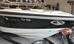 BEAUTIFUL 24 foot Cobalt 240 ski/wakeboard boat ONLY 337 engine hours, stored in boat garagePOWERFUL VOLVO Penta 8.1 liter engine with 375 hpsmooth ridegreat family boat4 blade dual prophydraulic steeringfuel injectedwell maintained single owner 2004 boat
