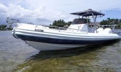 FOR SALE IS A VERY WELL MAINTAINED 2008 GEMINI WAVERIDER 850 RIB. THIS IS BOAT WAS USED AS A TENDER ON A 163' PRIVATE YACHT. NO EXPENSE SPARED ON MAINTENANCE OR DETAILING. EQUIPPED WITH A RAYMARINE C80 GPS AND A RAYMARINE RADAR. SONY SOUND SYSTEM,