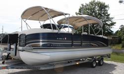Just in and not even washed yet! This 2012 26 foot Premier PTX Grand Isle SL 260 is in awesome shape bow to stern and port to starboard and LOADED. The boat comes with everything you see in the pics below including double bimini tops, in floor ski locker,