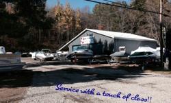 JR'S MARINE is your one stop shop for fast, efficient, boat servicing and repairs. We service all brands of boats no matter where you purchased your boat. Our heated, indoor service facility, allows us to service our boating customers year round!!