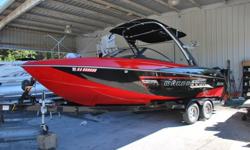 Super Clean, nearly new and very well LOADED this 2014 Malibu 23LSV Wakesetter Wake board Wake Surf Boat is as close tonew as it can get!! The boat has multiple amps, (2) tower speakers, (8) interior speakers, transom and dash remotes and way more. This