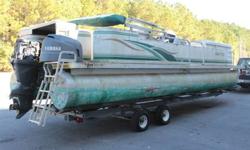 This Lovely Pontoon is a nice fixer upper! Floats & Runs Great! Includes: 115 HP Yamaha Motor & A Wesco Trailer.Enjoy your family outdoors!!!!Make Memories that will last a lifetime!Call Kelly to schedule your appointment today!Cell# - 803-300-8116
