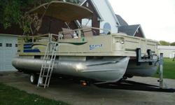 Normal usage scrapes and scratches on pontoons ... no leaksRear of left pontoon was repaired several years ago ... see picMOTOR:Good running, 2004 oil injected Mercury 75hp 2 cycle motorTilt and Trim works well. anvQMMe YSrbHPzPYl gCZrkNzmJ ibUGsd fekKIxq