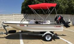 water ski set up or use for fish table. Sleeps two adults. Two new deep cycle batteries 92 gallon fuel tank. This boat has been used sparingly by a mature second owner. Price also includes lines, buoys and two anchors. Boat is in water and available for