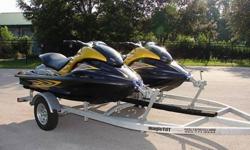 This auction is for Qty. (2) Excellent Condition 2006 Yamaha GP1300R WaveRunners with Trailer.I am pricing the items to sell as a complete package. Both WaveRunners were purchased "NEW" in August 2006. They have approximately 12 - 13 hours of total run