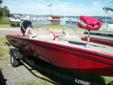 .,2006 Lowe Stinger 180 with a 2006 Mercury 90 hp Optimax Motor and Lowe Trailer