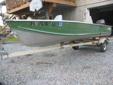 $375 14 ft Smoker-Craft Aluminum Semi V Boat