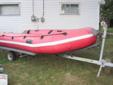 $500 13 ft. Dinghy Inflatable boat with Trailer